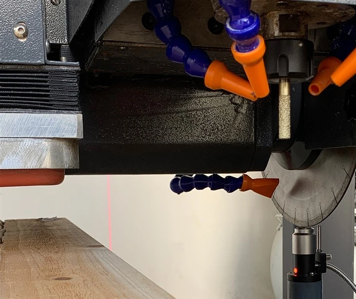 4 Axis CNC Bridge Saw